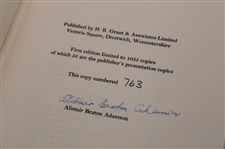 1985 'Allan Robertson, Golfer His Life And Times' Ltd Ed 763/1055 Book Signed by Author Alistair Beaton Adamson