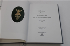 2020 'Selection From St. Andrews Ancient & Modern' (1870) Ltd Ed Book by W. De Aula - Limited to 150 Copies