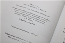 2021 'Letters On Golf' (1889) Ltd Ed Book by A Parish Minister - Limited to 175 Copies