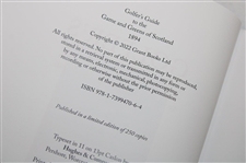 2022 'Golfers Guide To The Game & Greens of Scotland' (1894) Ltd Ed Book - Limited to 250 Copies