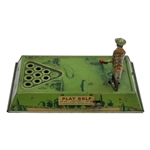 Vintage Play Golf Mechanical Golf Game Pat. Pending No. 110 by The Ferdinand Strauss Corp. - Works!