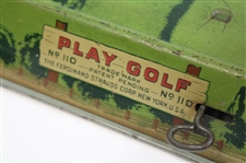 Vintage Play Golf Mechanical Golf Game Pat. Pending No. 110 by The Ferdinand Strauss Corp. - Works!