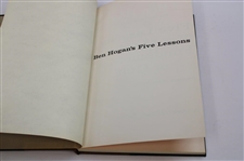 1957 'Ben Hogan's Five Lessons' Deluxe Edition Book with Slipcase & Bills/Cert
