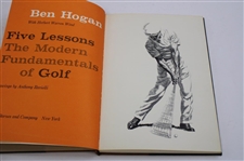 1957 'Ben Hogan's Five Lessons' Deluxe Edition Book with Slipcase & Bills/Cert