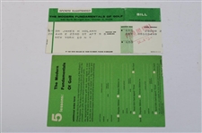 1957 'Ben Hogan's Five Lessons' Deluxe Edition Book with Slipcase & Bills/Cert