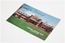 Cary Middlecoff Signed Medinah CC No. 3 Scorecard - '49 US Open Win Site JSA ALOA