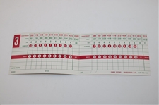 Cary Middlecoff Signed Medinah CC No. 3 Scorecard - '49 US Open Win Site JSA ALOA