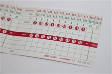 Cary Middlecoff Signed Medinah CC No. 3 Scorecard - '49 US Open Win Site JSA ALOA