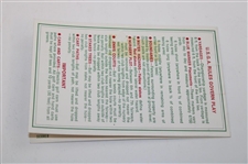 Cary Middlecoff Signed Medinah CC No. 3 Scorecard - '49 US Open Win Site JSA ALOA