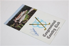 Ken Venturi Signed Congressional CC Scorecard - '64 US Open Win Site JSA ALOA