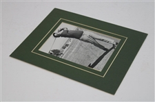 Lee Trevino Signed Photo - Matted JSA ALOA