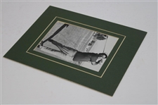 Lee Trevino Signed Photo - Matted JSA ALOA