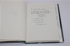 Harvey Penick Signed 1993 'And If You Play Golf, You're My Friend' Book JSA ALOA