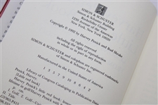 Harvey Penick Signed 1992 'Little Red Book' Book JSA ALOA