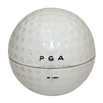 1957 PGA Rensie White Golf Ball Clock Trophy Presented To Don Lindsey 2nd Hole Moses Lake CC Plymouth 