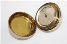 1957 PGA Rensie White Golf Ball Clock Trophy Presented To Don Lindsey 2nd Hole Moses Lake CC Plymouth 