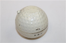 1957 PGA Rensie White Golf Ball Clock Trophy Presented To Don Lindsey 2nd Hole Moses Lake CC Plymouth 