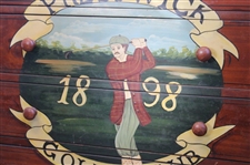 Classic Prestwick Golf Club '1898' Painted 4-Drawer Dresser