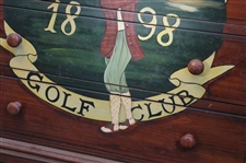 Classic Prestwick Golf Club '1898' Painted 4-Drawer Dresser