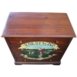 Classic Prestwick Golf Club '1898' Painted 4-Drawer Dresser