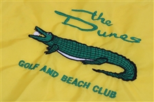 The Dunes Golf & Beach Club Embroidered Course Flag with Alligator - Robert Trent Jones Sr Design