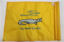 The Dunes Golf & Beach Club Embroidered Course Flag with Alligator - Robert Trent Jones Sr Design