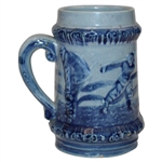 c.1915 Blue Golf Themed Beer Mug/Stein
