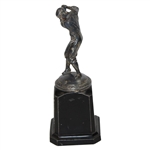 1932 Guymon Tournament Pre-Swing Golf Trophy on Plinth