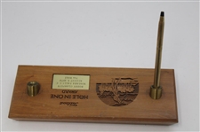Bobby Clampett's 1979 Titleist Hole-in-One Award at Niagara Falls CC 7th Hole Ink Well