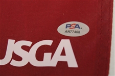 Bryson Dechambeau Signed 2024 US Open at Pinehurst No. 2 Red Screen Flag PSA #AN77468