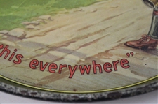 Golden Grain Whiskey Advertising Tray