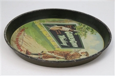 Golden Grain Whiskey Advertising Tray