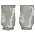 Pair of Copeland Spode Fortuna Pitchers