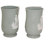 Pair of Copeland Spode Fortuna Pitchers