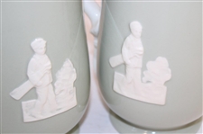 Pair of Copeland Spode Fortuna Pitchers