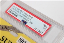 2015 Masters Tournament Sunday Final Rd Berckmans Place Badge #H01495 PSA NM-7