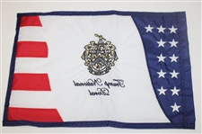 Trump National Doral Course Embroidered Red, White & Blue Flag