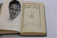 1931 'The Boys Life of Bobby Jones' First Edition Book by O.B. Keeler