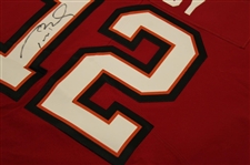 7x Super Bowl Champ Tom Brady Signed Tampa Bay Buccaneers #12 Red NFL Jersey JSA ALOA