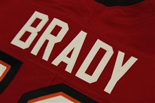 7x Super Bowl Champ Tom Brady Signed Tampa Bay Buccaneers #12 Red NFL Jersey JSA ALOA