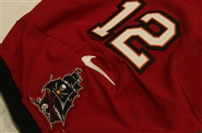 7x Super Bowl Champ Tom Brady Signed Tampa Bay Buccaneers #12 Red NFL Jersey JSA ALOA