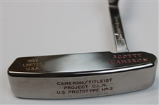 Scotty Cameron Project C.L.N. US Prototype No.2 1997 Limited U.S.A. Putter w/Black Headcover