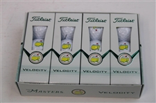 2015 Masters Tournament Dozen Titlest Velocity Golf Balls in Original Box