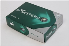 Undated Masters Tournament Dozen Titlest Pro-V1 Golf Balls in Original Box