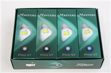 Undated Masters Tournament Dozen Titlest Pro-V1 Golf Balls in Original Box