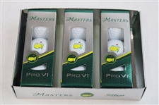 2018 Masters Tournament Titleist Pro-V1 Golf Balls (3 Sleeves) in Original Box