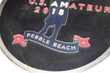 2018 US Amateur at Pebble Beach Resorts Course Used Tee Marker - Hovland Win