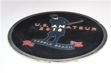 2018 US Amateur at Pebble Beach Resorts Course Used Tee Marker - Hovland Win