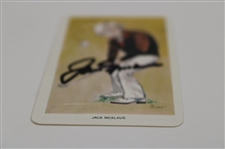 Jack Nicklaus Signed 1979 Venorlandus World of Sport Our Heroes Flik-Cards Golf Card #22 JSA ALOA