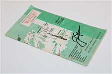 Jack Nicklaus Signed 1986 Masters Tournament Spectator Guide JSA ALOA